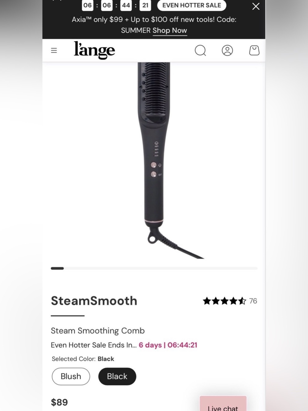 L'ange SteamSmooth - Black - Used Once! - Picture 6 of 6